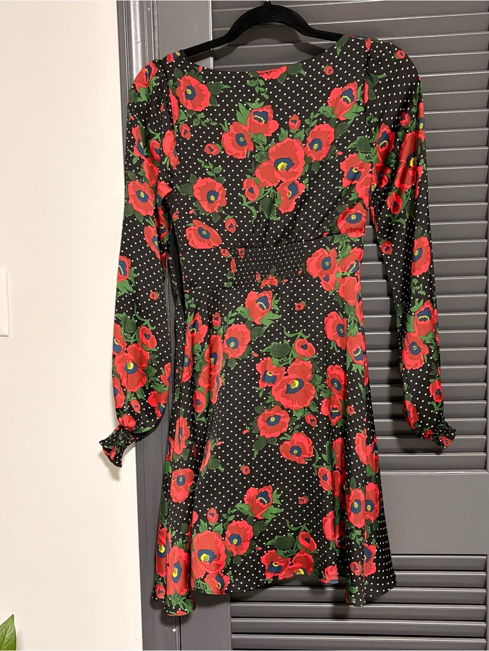 Free People Morning Light Mini Dress With Poppy Floral Print - Picture 8 of 10